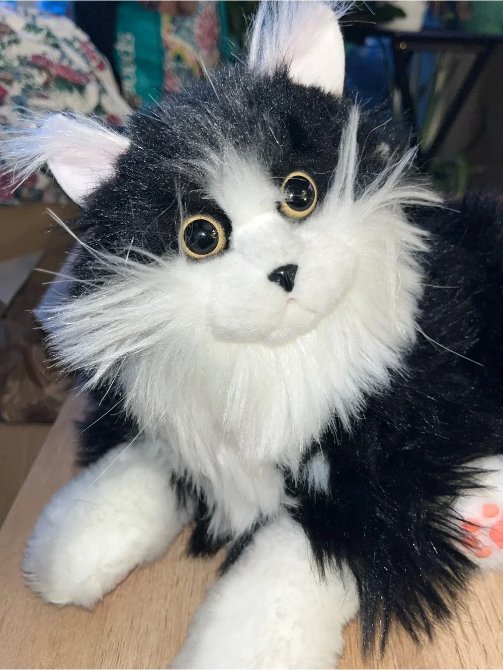 Chongker Stuffed Animal Weighted Realistic Cat Plush Companion’s Toy